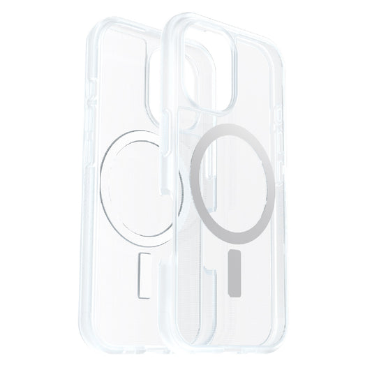 OtterBox React MagSafe Apple iPhone 16 (6.1') Case Clear - (77-96245),DROP+ Military Standard,Hard Case with Soft Grip Edges,7 Years Warranty