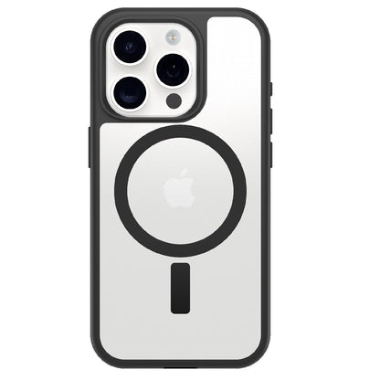 OtterBox React MagSafe Apple iPhone 16 Pro Max (6.9') Case Clear/Black - (77-96259),DROP+ Military Standard, Hard Case with Soft Grip,7 Years Warranty