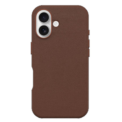 OtterBox Symmetry MagSafe Cactus Leather Apple iPhone 16 (6.1') Case Brown - (77-96305),DROP+ 3X Military Standard,Pocket friendly, 7 Years Warranty