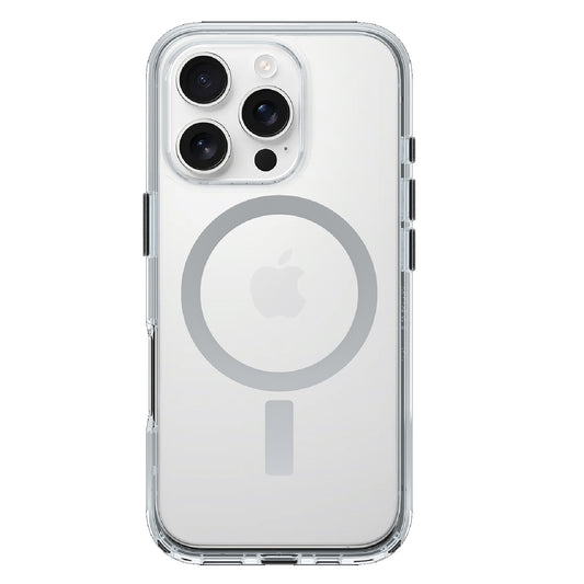 OtterBox Symmetry Clear MagSafe Apple iPhone 16 Pro Max (6.9') Case Clear - (77-96417), Antimicrobial, DROP+ 3X Military Standard, 7 Years Warranty