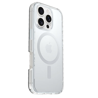 OtterBox Symmetry Clear MagSafe Apple iPhone 16 Pro Max (6.9') Case Clear - (77-96417), Antimicrobial, DROP+ 3X Military Standard, 7 Years Warranty