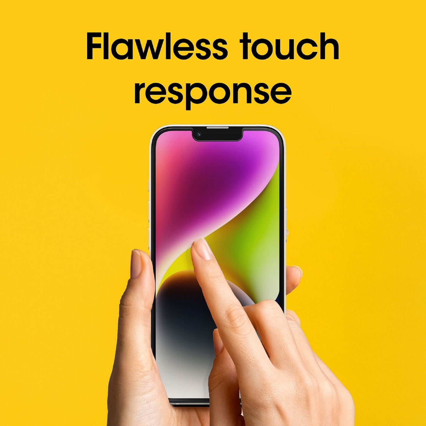 OtterBox Premium Glass Antimicrobial Apple iPhone 16e / iPhone 14/ iPhone 13 Pro/ iPhone 13 (6.1') Screen Protector Clear-(77-96629),2 Years Warranty