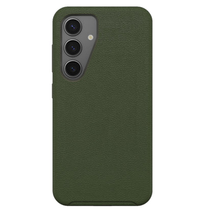 OtterBox Symmetry Cactus Leather Samsung Galaxy S25 5G (6.2') Case Cactus Grove Green - (77-97389), DROP+ 3X Military Standard, 7 Years Warranty
