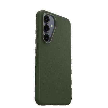 OtterBox Symmetry Cactus Leather Samsung Galaxy S25 5G (6.2') Case Cactus Grove Green - (77-97389), DROP+ 3X Military Standard, 7 Years Warranty