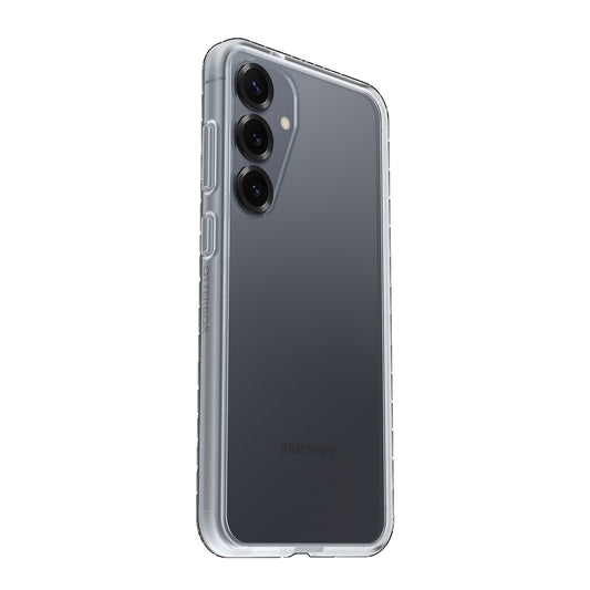 OtterBox React Samsung Galaxy S25+ 5G (6.7') Case Clear - (77-97439), DROP+ Military Standard, Raised Edges, Hard Case, Soft Grip, 7 Years Warranty