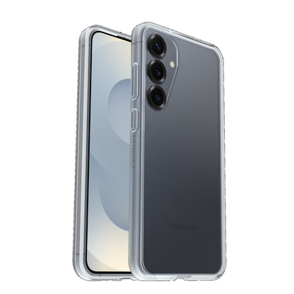 OtterBox React Samsung Galaxy S25+ 5G (6.7') Case Clear - (77-97439), DROP+ Military Standard, Raised Edges, Hard Case, Soft Grip, 7 Years Warranty