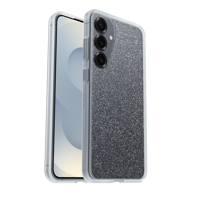 OtterBox React Samsung Galaxy S25+ 5G (6.7') Case Stardust (Clear Glitter) - (77-97441), DROP+ Military Standard,Hard Case,Soft Grip, 7 Years Warranty