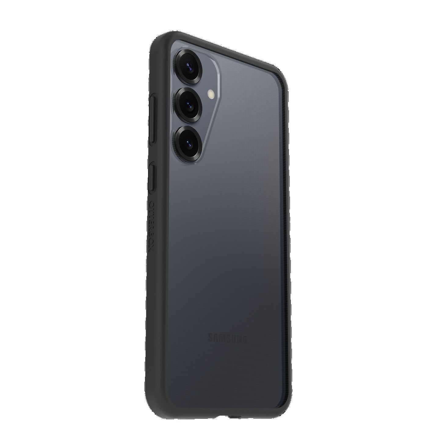 OtterBox React Samsung Galaxy S25+ 5G (6.7') Case Black Crystal (Clear/Black) - (77-97443),DROP+Military Standard,Hard Case,Soft Grip,7 Years Warranty