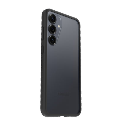 OtterBox React Samsung Galaxy S25+ 5G (6.7') Case Black Crystal (Clear/Black) - (77-97443),DROP+Military Standard,Hard Case,Soft Grip,7 Years Warranty
