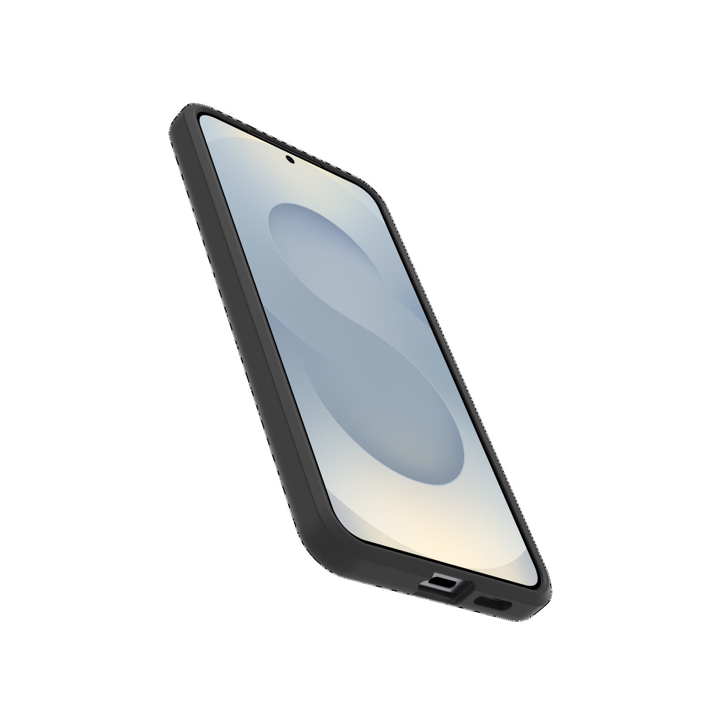 OtterBox React Samsung Galaxy S25+ 5G (6.7') Case Black Crystal (Clear/Black) - (77-97443),DROP+Military Standard,Hard Case,Soft Grip,7 Years Warranty