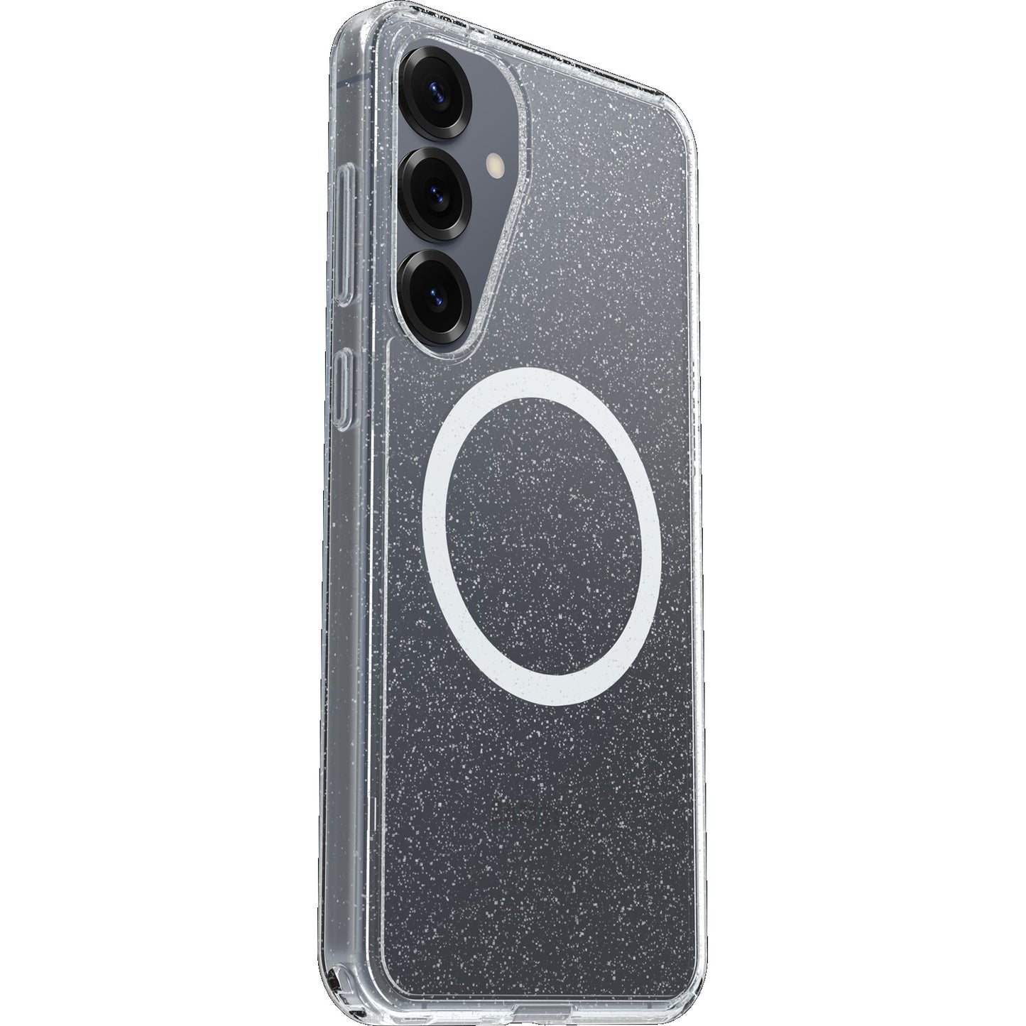 OtterBox Symmetry Clear Magnets Samsung Galaxy S25+ 5G (6.7') Case Stardust 3.0 (Clear) - (77-97468), DROP+3X Military Standard, 7 Years Warranty