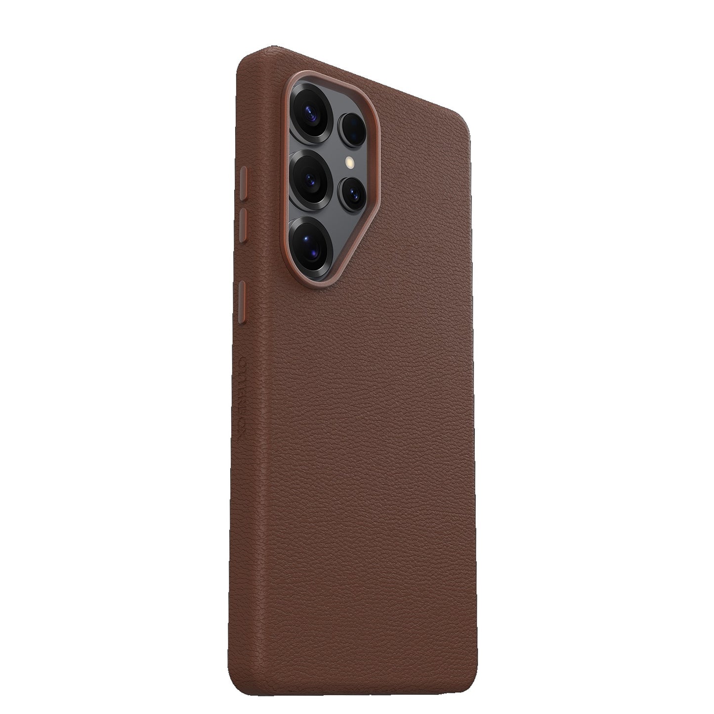 OtterBox Symmetry Cactus Leather Samsung Galaxy S25 Ultra 5G (6.9') Case Rich Adove Brown - (77-97509), DROP+ 3X Military Standard, 7 Years Warranty