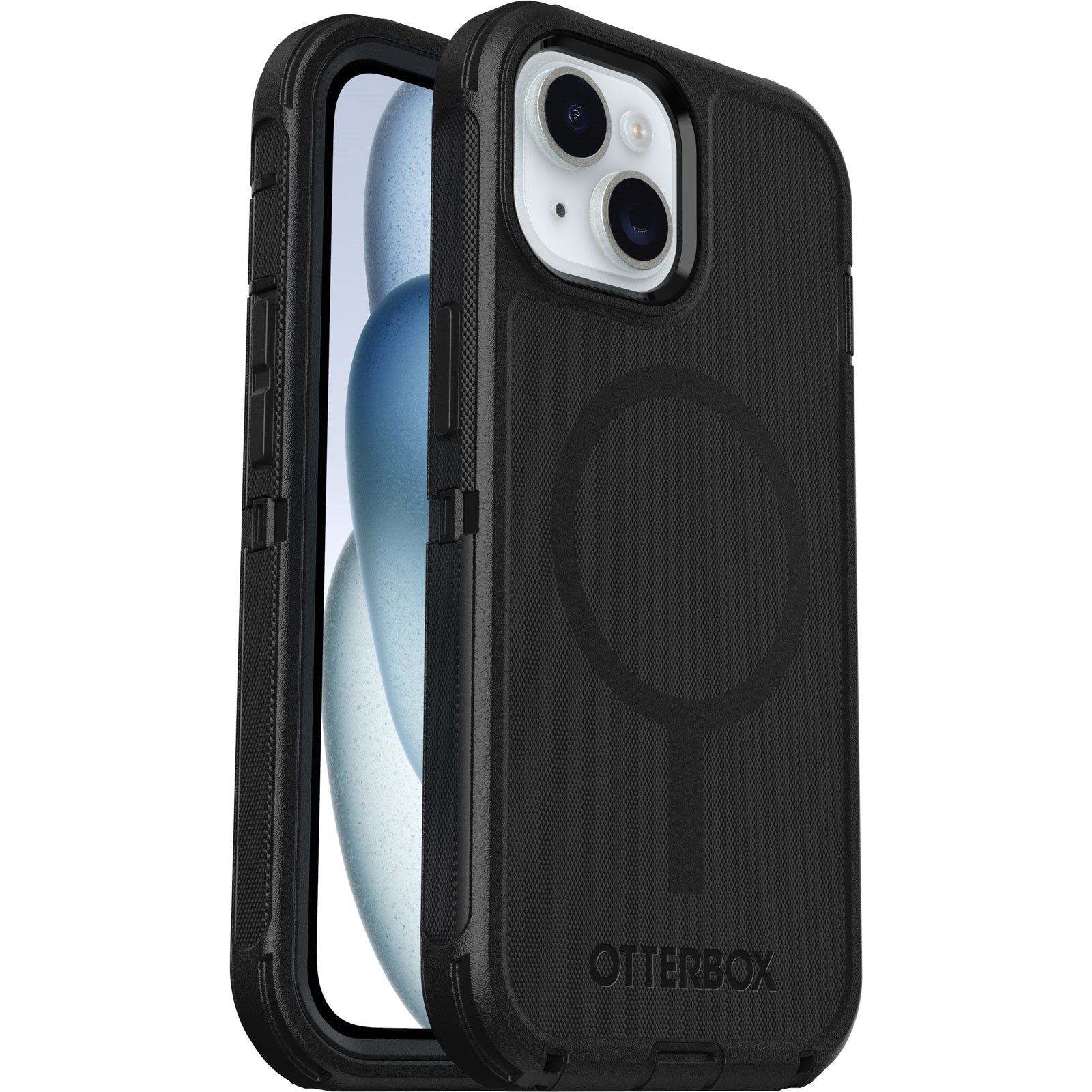 OtterBox Defender MagSafe Apple iPhone 17e /  iPhone 16e / iPhone 15/ iPhone 14 / iPhone 13 (6.1') Case Black- (77-97534), 7 Years Warranty