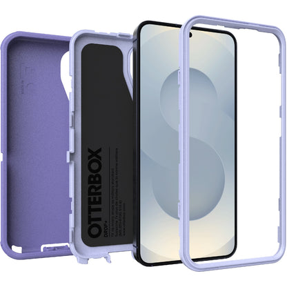 OtterBox Defender Samsung Galaxy S25 5G / Galaxy S24 5G (6.2') Case Mountain Majesty Purple - (77-97614), DROP+ 7X Military Standard, 7 Years Warranty