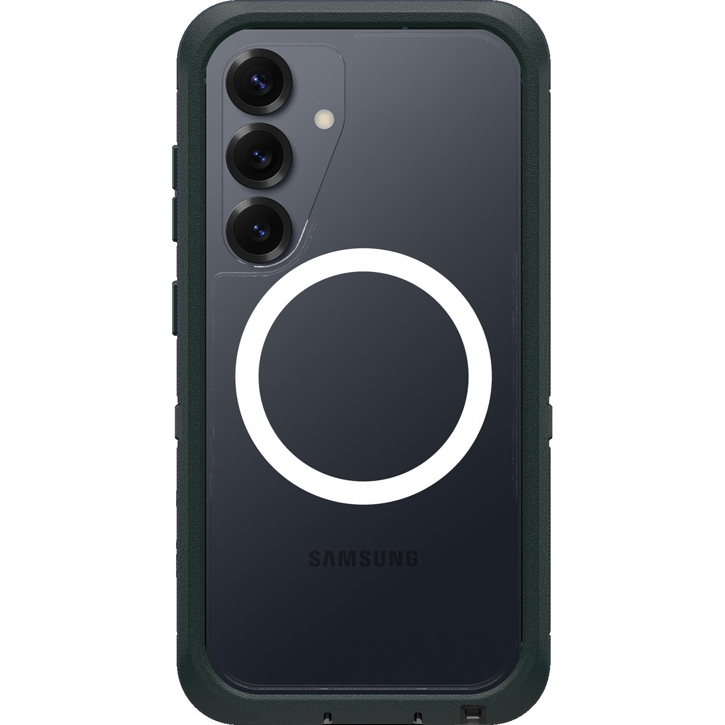 OtterBox Defender XT Clear Magnets Samsung Galaxy S25 5G (6.2') Case Sagebrush (Green) - (77-97870), DROP+ 7X Military Standard, 7 Years Warranty