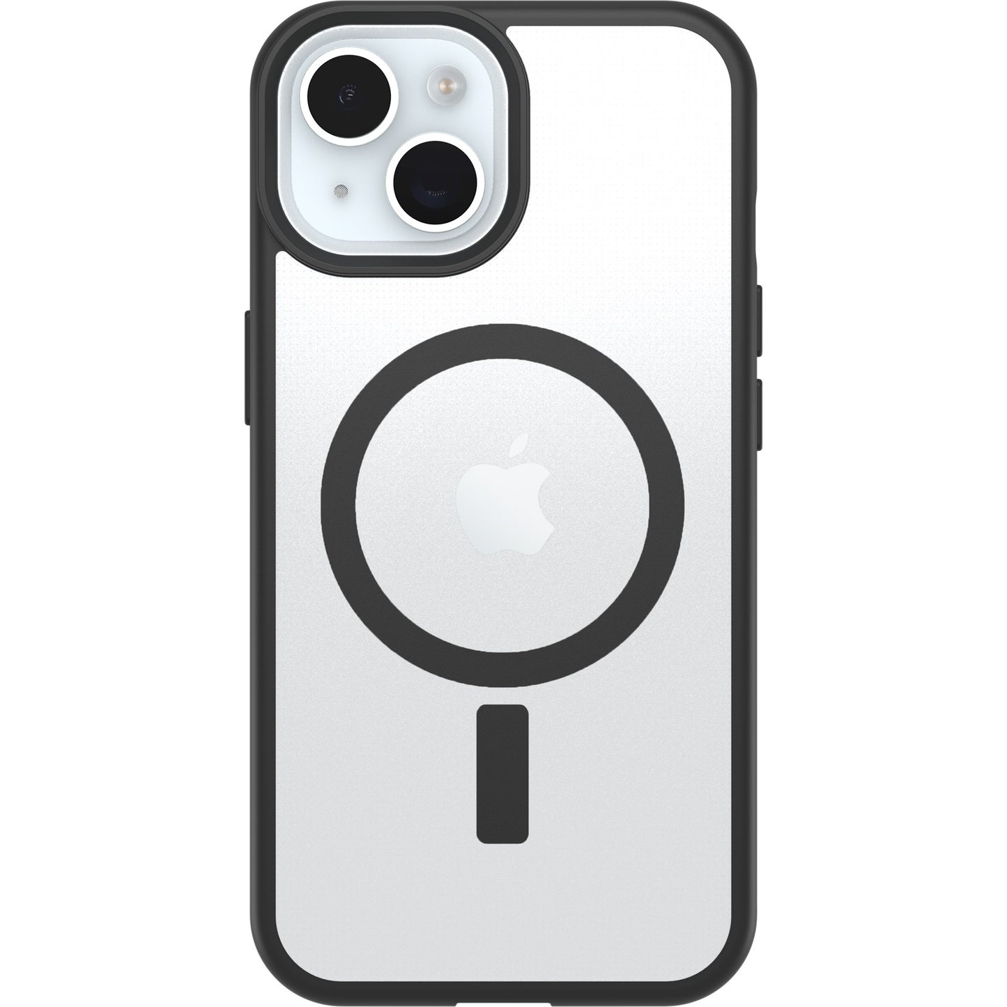 OtterBox React MagSafe Apple iPhone 16e/ iPhone 15/ iPhone 14/ iPhone 13 (6.1') Case Black Crystal (Clear/Black) - (77-98203), 7 Years Warranty