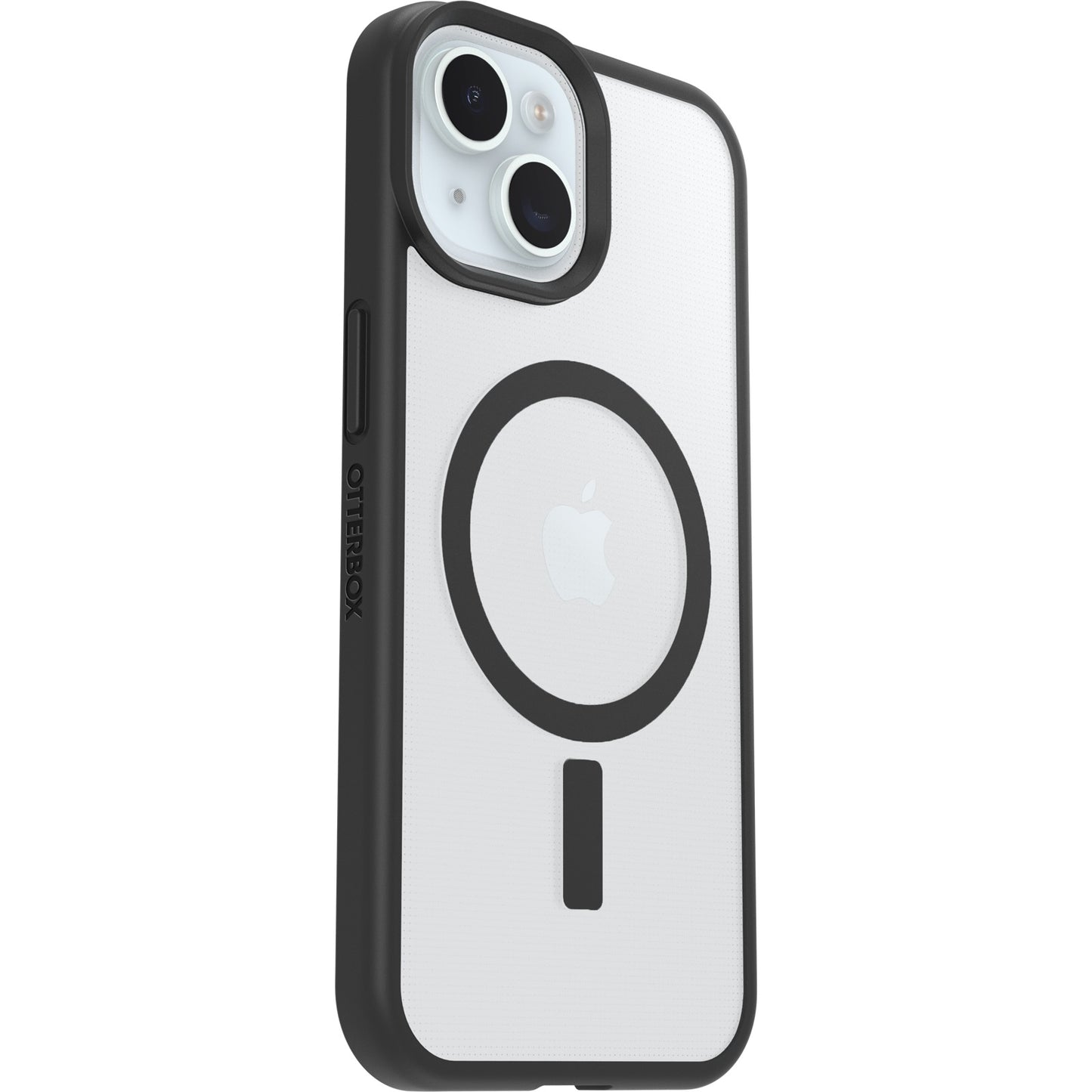 OtterBox React MagSafe Apple iPhone 16e/ iPhone 15/ iPhone 14/ iPhone 13 (6.1') Case Black Crystal (Clear/Black) - (77-98203), 7 Years Warranty