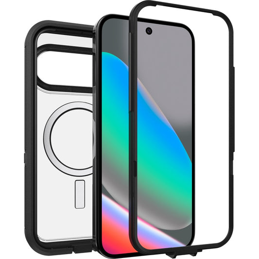 OtterBox Defender Pro XT Clear Magnets Google Pixel 10/Pixel 10 Pro Dark Side - black-(77-98258), Drop+7X Military Standard, 7 Years Warranty