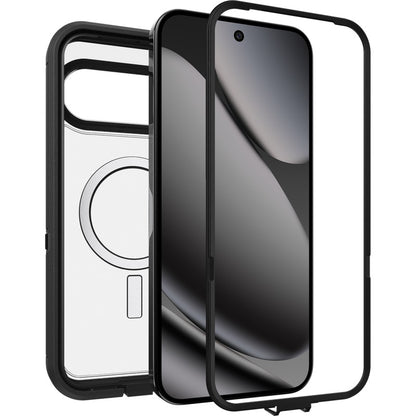 OtterBox Defender Pro XT Clear Magnets Google Pixel 10 Pro XL Dark Side Case - Black (77-98266), DROP+ 7X Military Standard, 7 Years Warranty