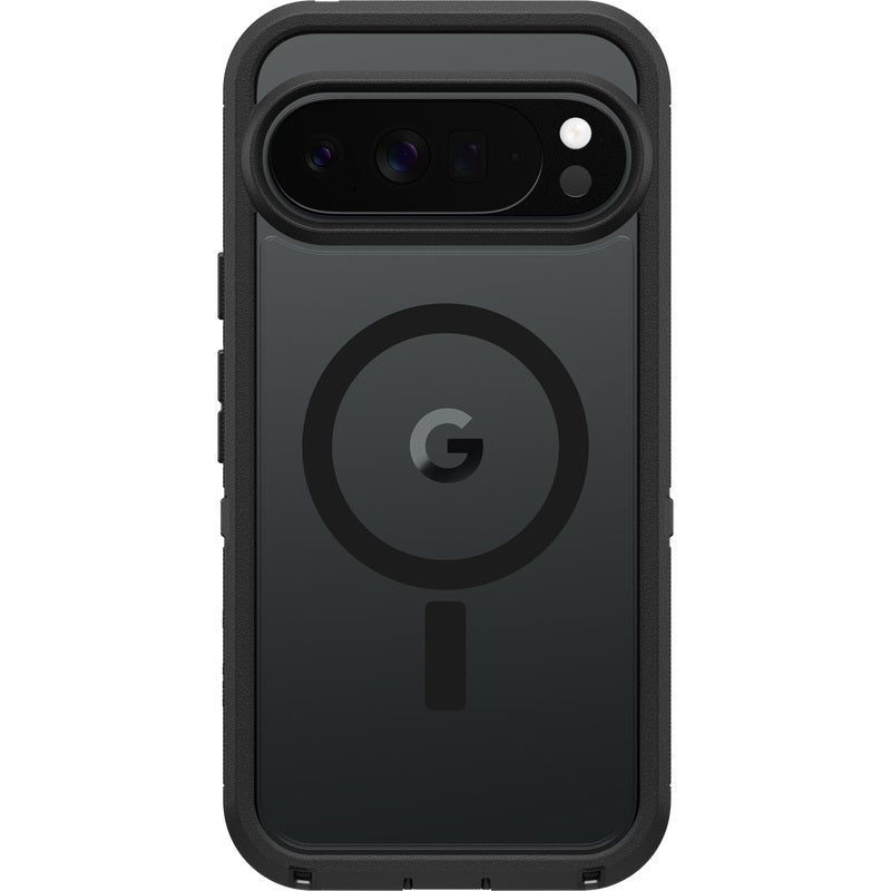 OtterBox Defender Pro XT Clear Magnets Google Pixel 10 Pro XL Dark Side Case - Black (77-98266), DROP+ 7X Military Standard, 7 Years Warranty
