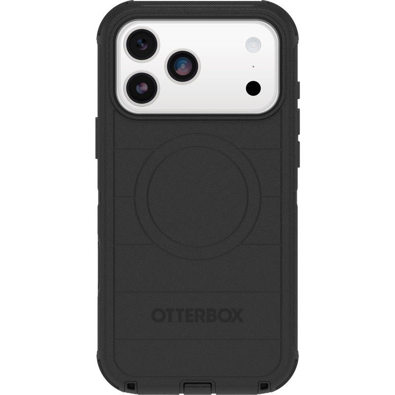 OtterBox Defender Pro MagSafe Apple iPhone 17 Pro (6.3') Case Black - (77-98380), DROP+ 7X Military Standard, Raised Edges, 7 Years Warranty