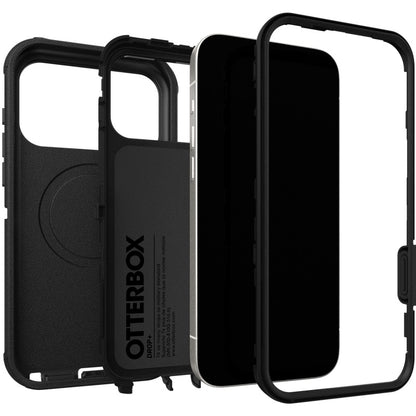 OtterBox Defender Pro MagSafe Apple iPhone 17 Pro Max (6.9') Case Black - (77-98392), DROP+ 7X Military Standard, Raised Edges, 7 Years Warranty
