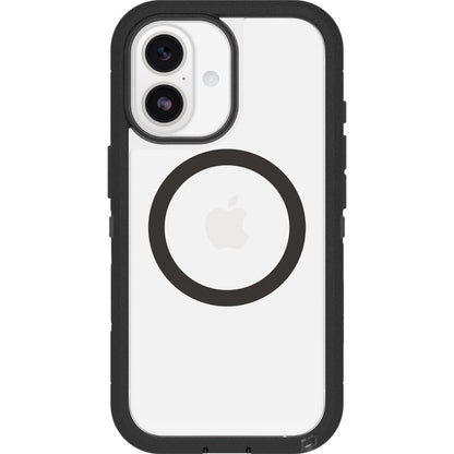 OtterBox Defender XT Pro MagSafe Apple iPhone 17 (6.3') Case Dark Side (Clear/Black) - (77-98480), DROP+ 7X Military Standard, 7 Years Warranty