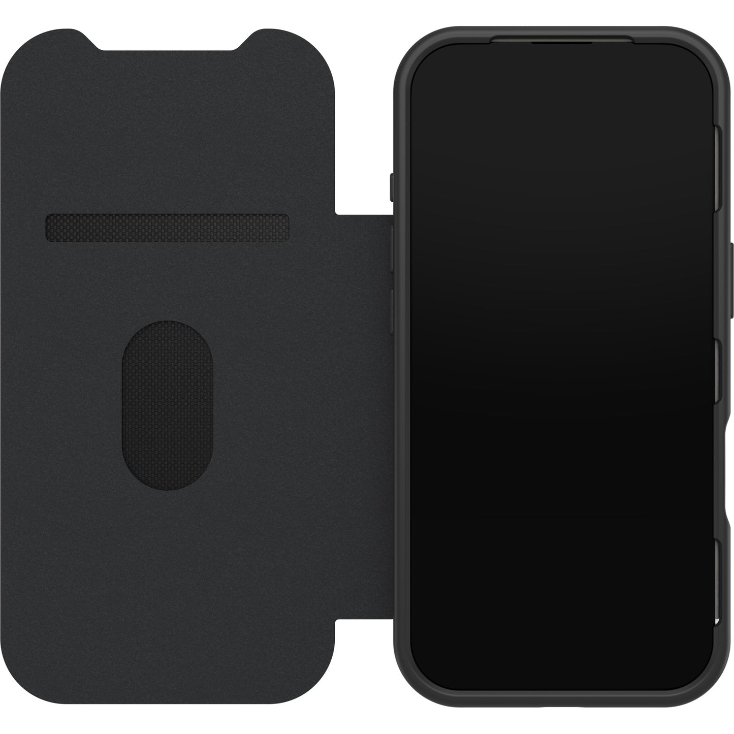 OtterBox React Folio MagSafe Apple iPhone 17 Pro (6.3') Case Black Crystal (Clear/Black) - (77-98588), DROP+ Military Standard, 7 Years Warranty