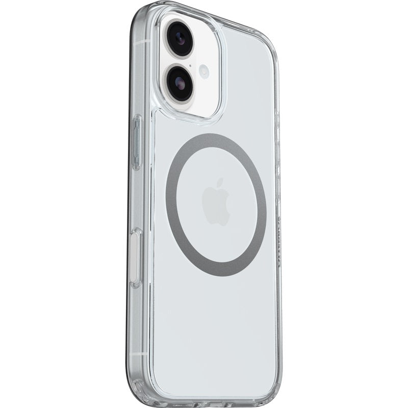 OtterBox Symmetry Clear MagSafe Apple iPhone 17 (6.3') Case Clear - (77-98781), DROP+ 3X Military Standard, Raised Edges, Hassle-Free,7 Years Warranty
