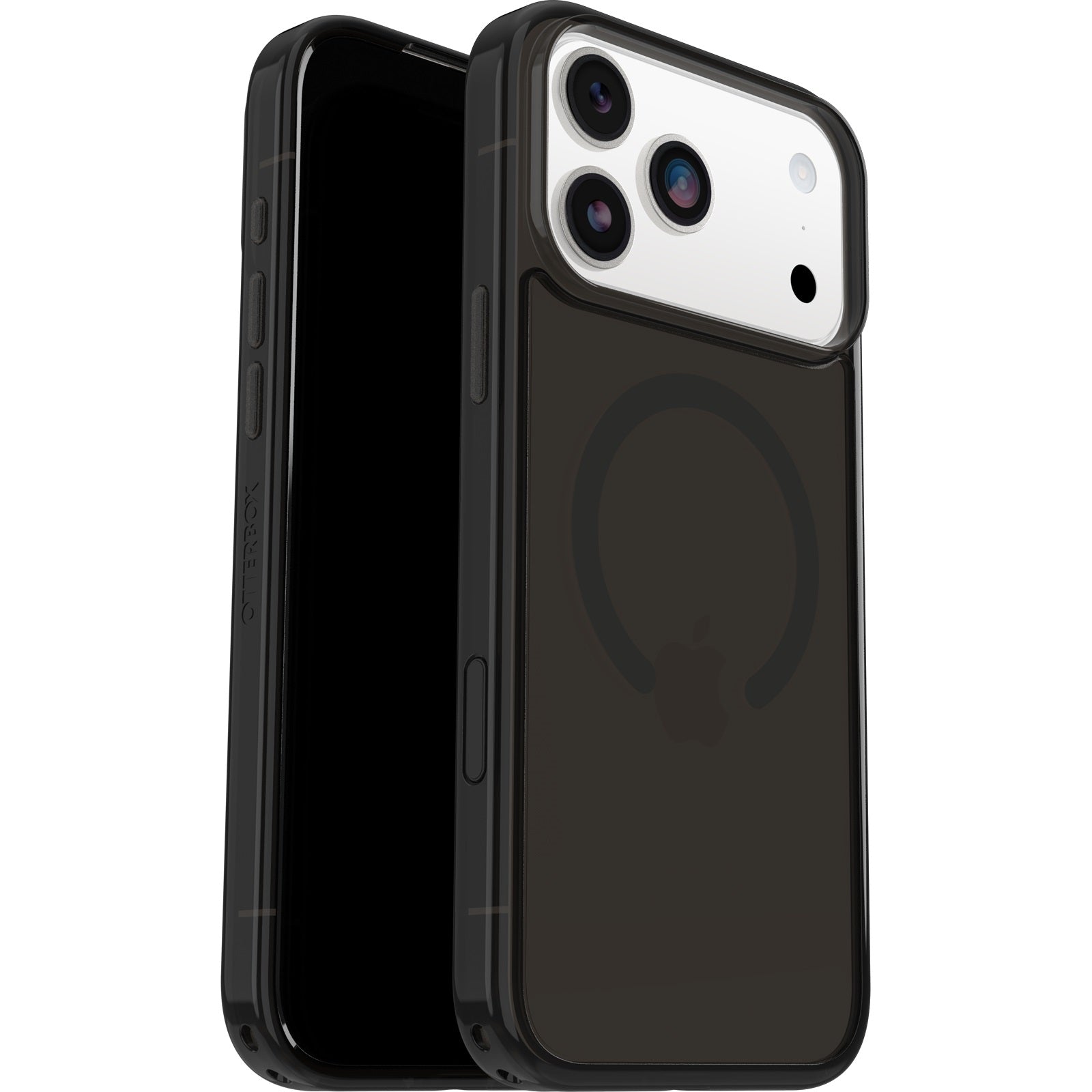 OtterBox Symmetry Clear MagSafe Apple iPhone 17 Pro Max (6.9') Case Black Mist (Clear / Black) -(77-98876),DROP+ 3X Military Standard,7 Years Warranty