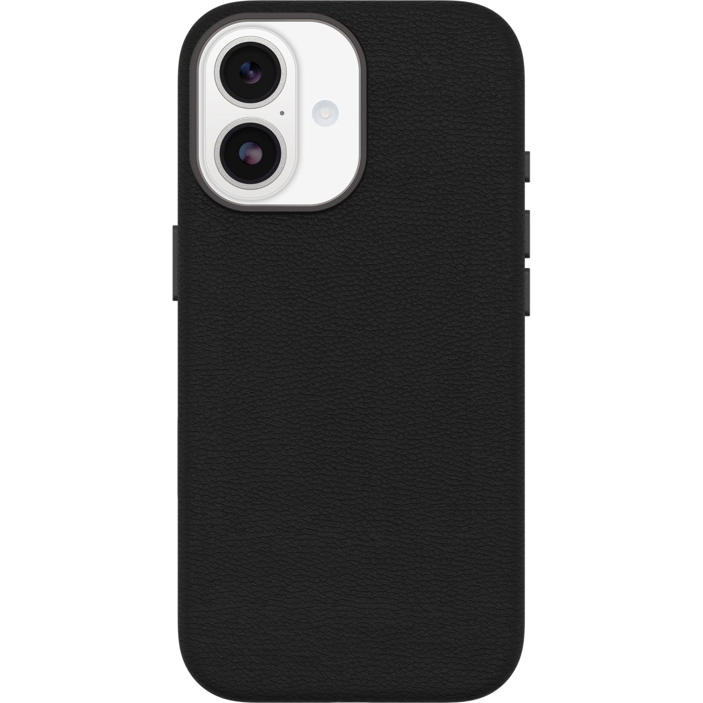 OtterBox Symmetry Cactus Leather MagSafe Apple iPhone 17 (6.3') Case Noir Ash (Black) - (77-99013), DROP+ 3X Military Standard, 7 Years Warranty