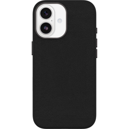 OtterBox Symmetry Cactus Leather MagSafe Apple iPhone 17 (6.3') Case Noir Ash (Black) - (77-99013), DROP+ 3X Military Standard, 7 Years Warranty