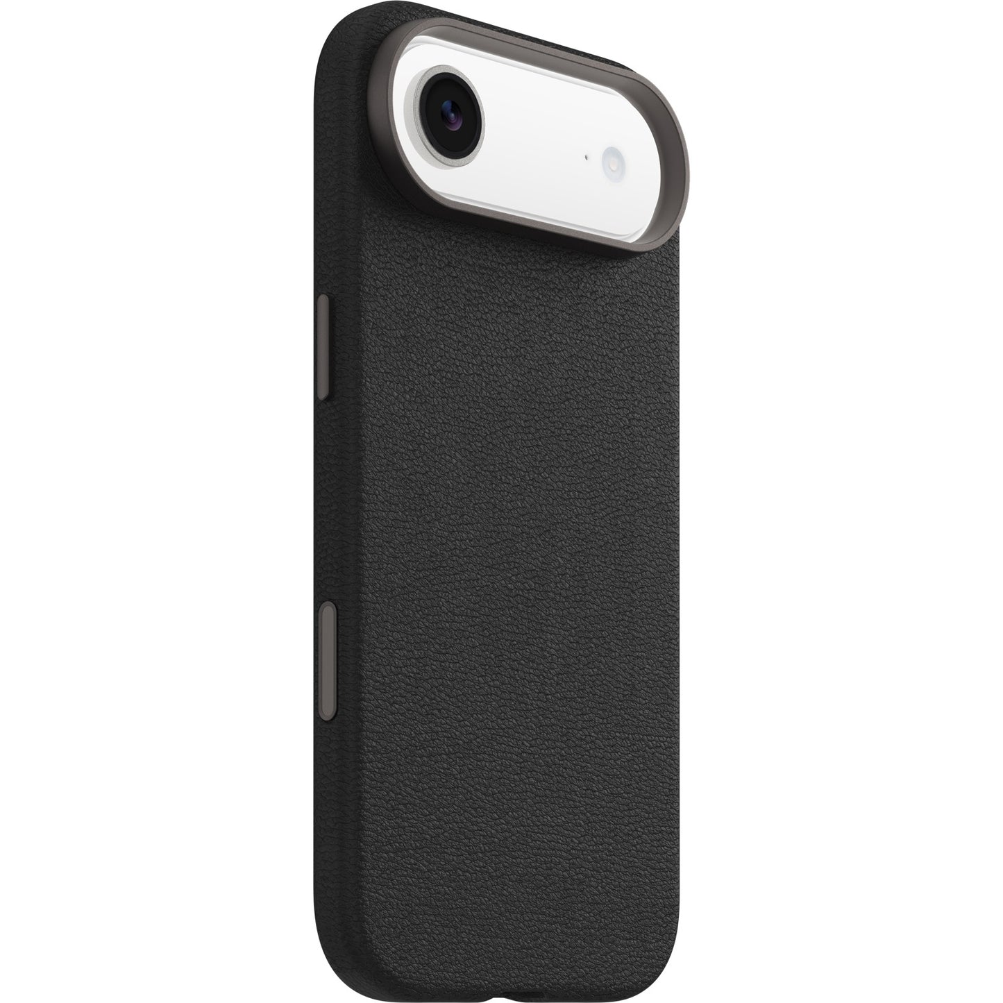 OtterBox Symmetry Cactus Leather MagSafe Apple iPhone Air (6.5') Case Noir Ash (Black) - (77-99029), DROP+ 3X Military Standard, 7 Years Warranty