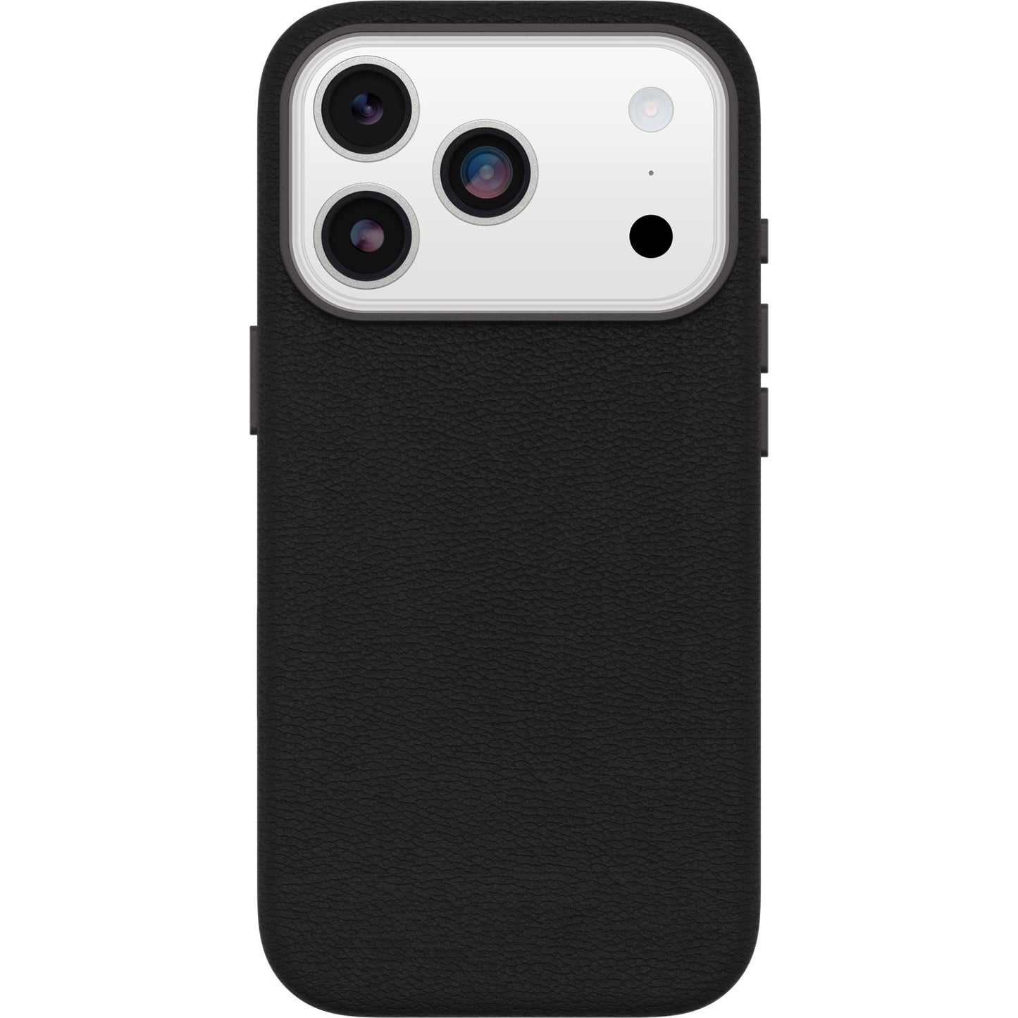 OtterBox Symmetry Cactus Leather MagSafe Apple iPhone 17 Pro Max (6.9') Noir Ash (Black) - (77-99061), DROP+ 3X Military Standard, 7 Years Warranty