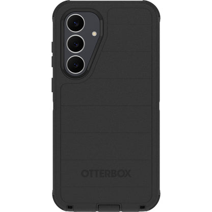 OtterBox Defender Pro Samsung Galaxy S25 FE 5G (6.7') Case Black - (77-99249), DROP+ 7X Military Standard, Raised Edges, 7 Years Warranty
