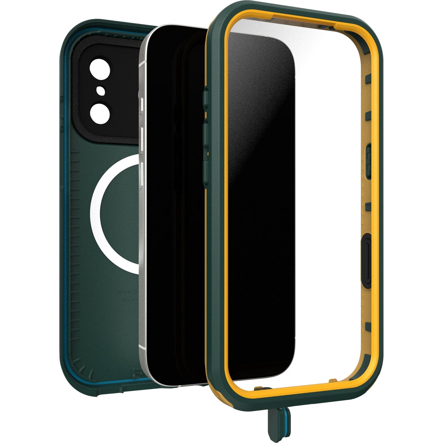OtterBox Fre Magsafe Apple iPhone 17 Pro (6.3') Case Sagebrush (Green) - (77-99770), DROP+ 3X Military Standard, Camera Control, 7 Years Warranty