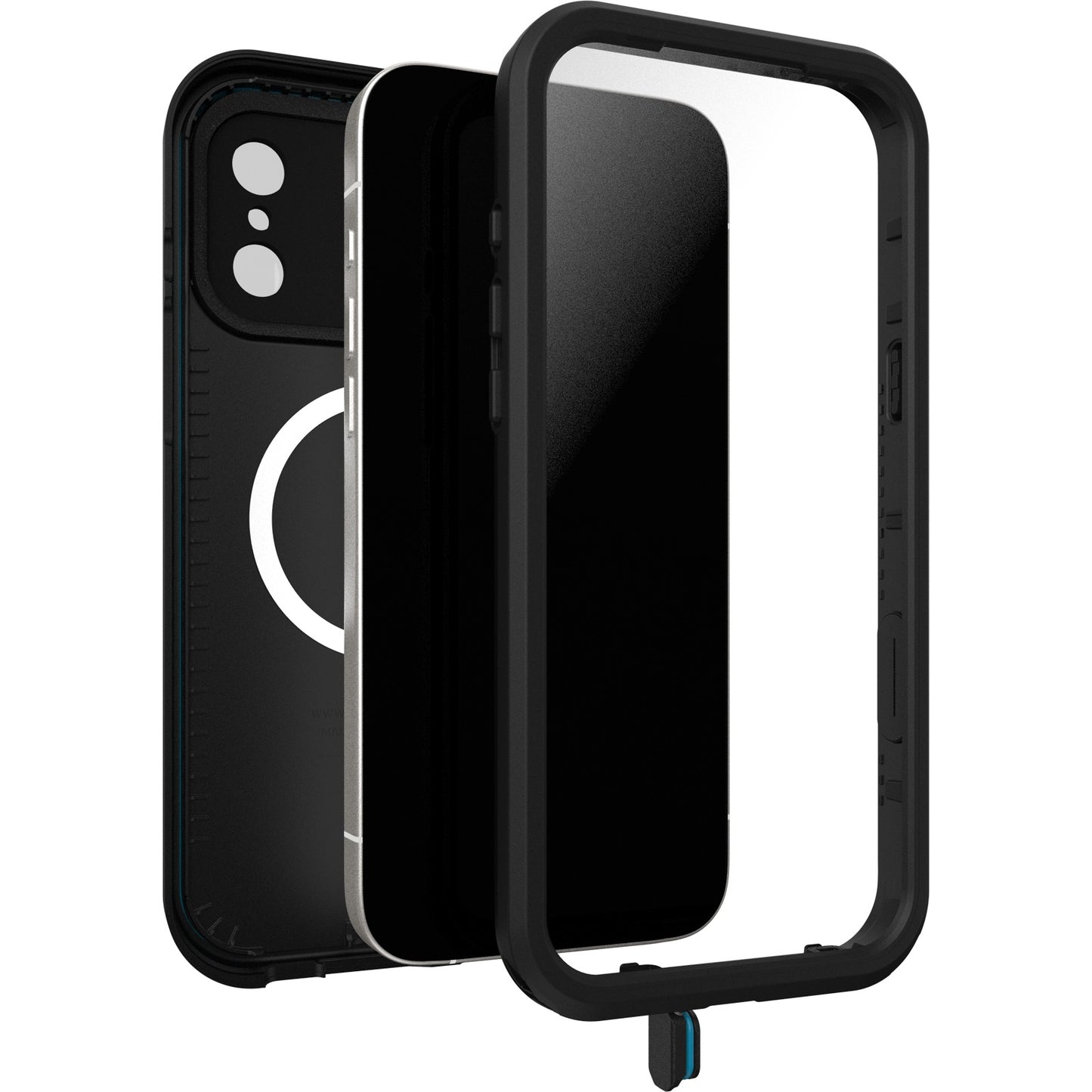 OtterBox Fre MagSafe Apple iPhone 17 Pro Max (6.9') Case Black - (77-99772),  DROP+ 5X Military Standard, Camera Control, 7 Years Warranty