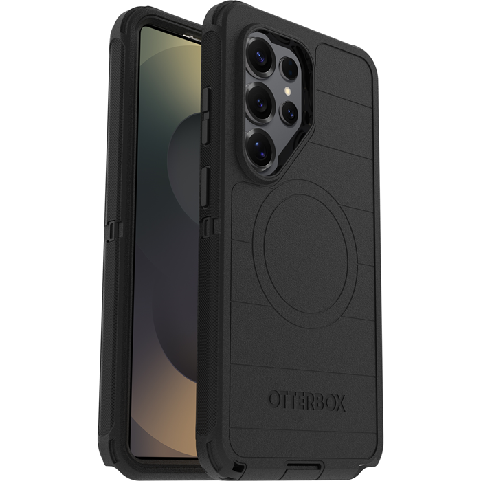 OtterBox Defender Pro Magnets Samsung Galaxy S26 Ultra 5G (6.9') Case Black - (77-99859), DROP+ 7X Military Standard, Tri-Layer, 7 Years Warranty