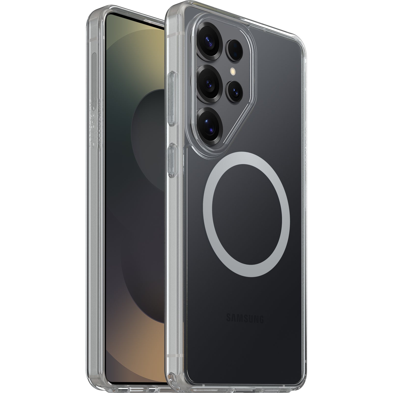 OtterBox Symmetry Clear Magnets Samsung Galaxy S26 Ultra 5G (6.9') Case Clear - (77-99972), DROP+ 3X Military Standard, Raised Edges, 7 Years Warranty