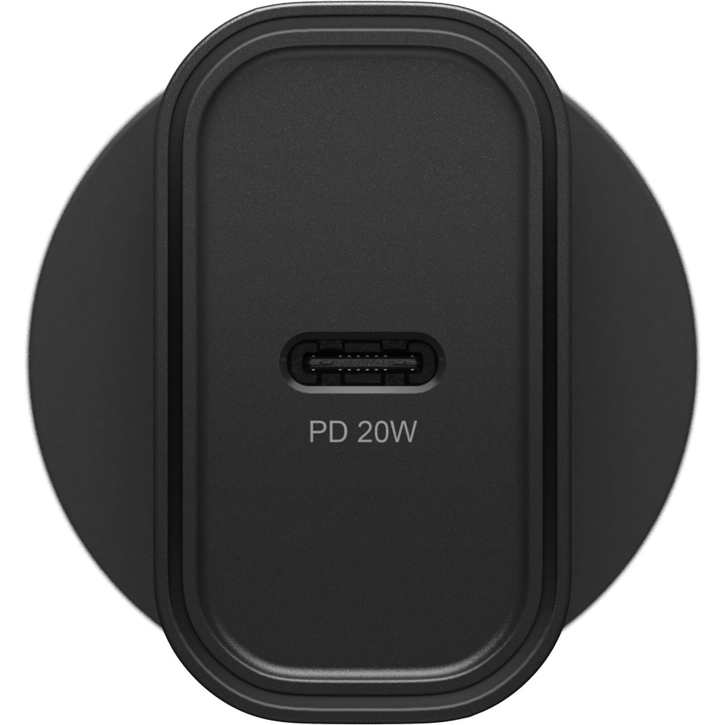 OtterBox 20W USB-C (Type I) PD Fast Wall Charger - Black (78-81350), Compact, Drop Tested,Safe & Smart Charging,Best for Apple, 2 Years Warranty