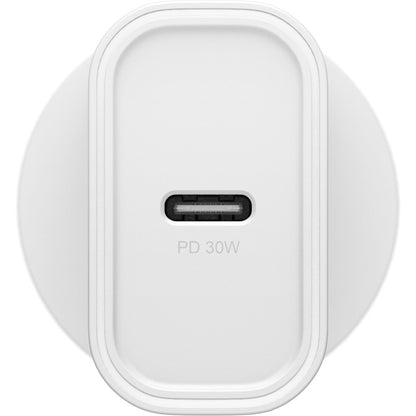 OtterBox 30W USB-C (Type I) PD Fast Wall Charger - White (78-81353), Compact, Drop Tested,Safe & Smart Charging,Best for Apple, 7 Years Warranty