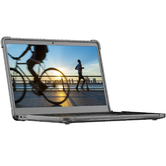 UAG Armor Shell HP Chromebook 14A (14') Rugged Case - Ice (83295RB14343), DROP+ Military Standard, Raised Screen Surround, 1 Year Warranty