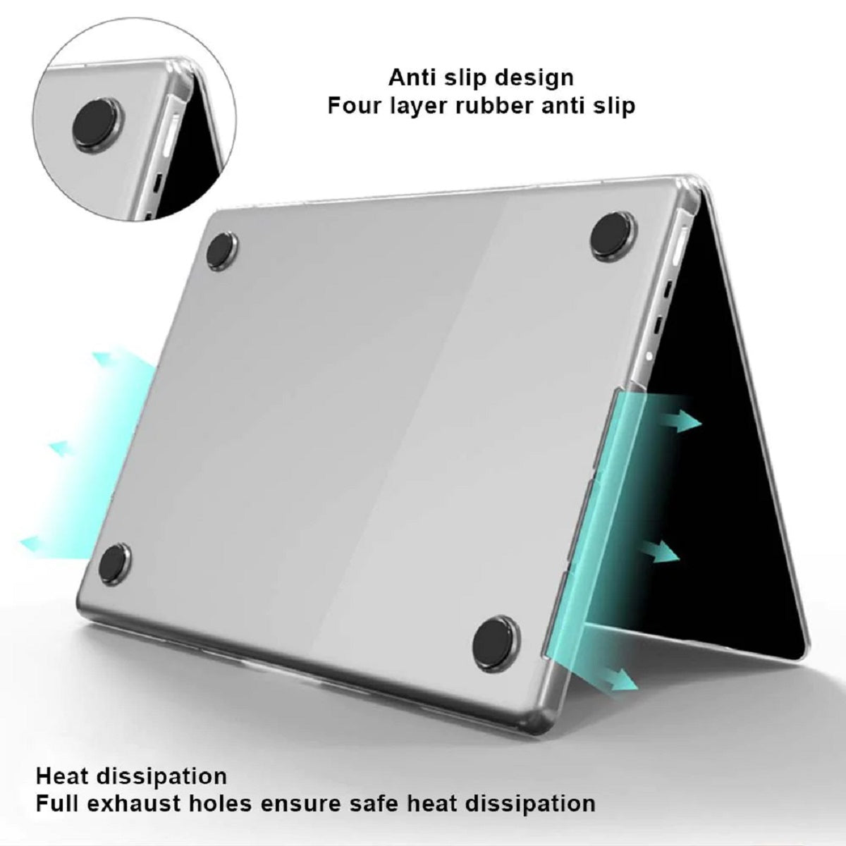 Phonix Hardshell Case for MacBook Pro (13.3') (A1706/A1708/A1989/A2159/A2289/A22