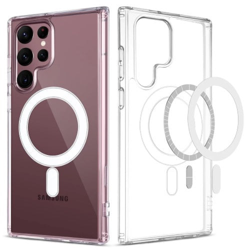 USP Samsung Galaxy S26 Ultra 5G (6.9') Magsafe Hard Crystal Clear Case - TPU Backplate, Rubberized Border , Scratch Resistant , 5 Years Warranty
