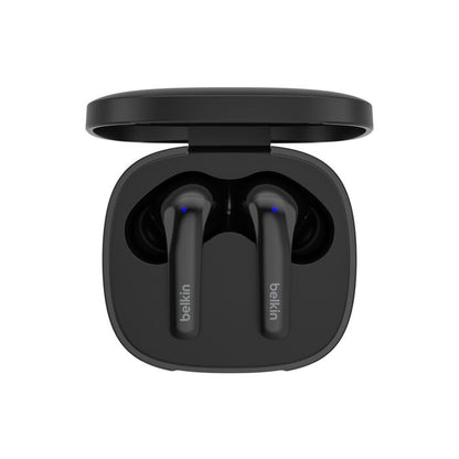 Belkin SoundForm Motion 2 True Wireless Earbuds - Black(AUC010fqBKV2),33 Hours Playtime,Bluetooth 5.3 Pairing,IPX5-Rated,12mm Drivers,2 Years Warranty