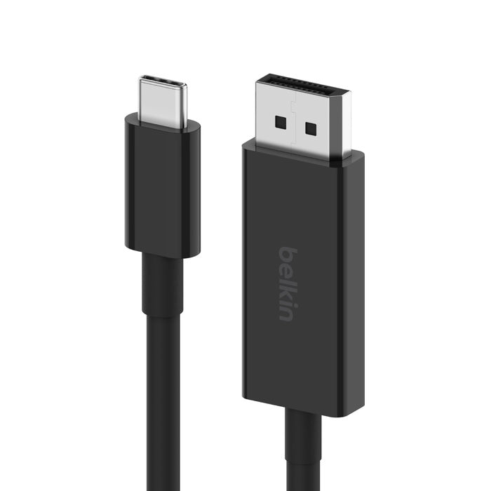 Belkin Connect USB-C to DisplayPort 1.4 Cable 2M - Black (AVC014BT2MBK),32.40Gbp