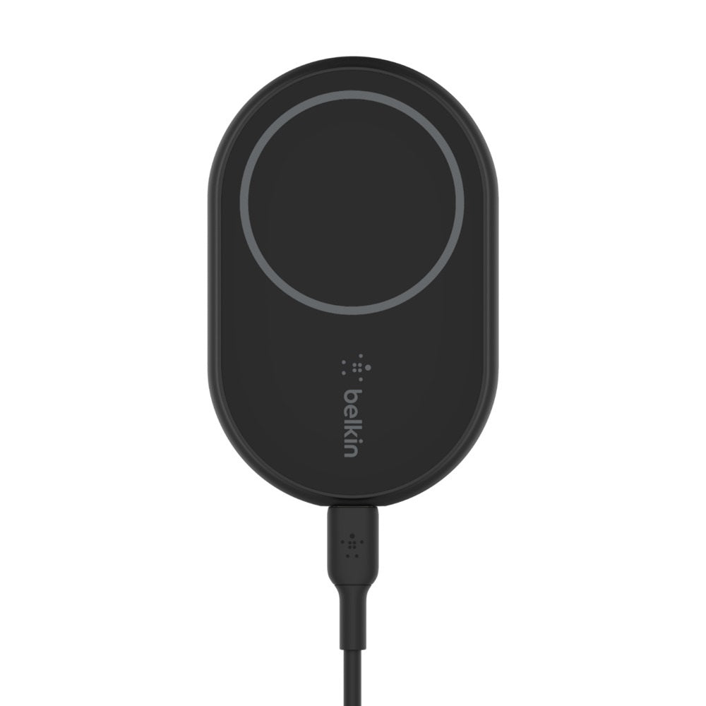 Belkin BoostCharge Magnetic Wireless Car Charger + 20W PSU + USB-C Cable (1.2M) - Black (WIC004btBK), 10W, Apple iPhone, 2 Years Warranty