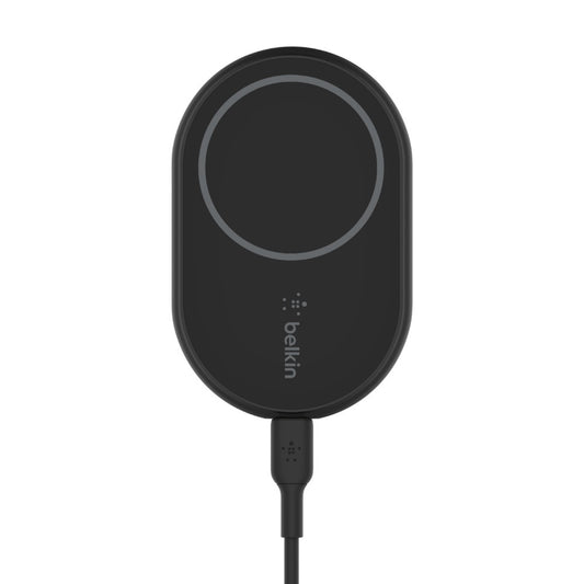 Belkin BoostCharge Magnetic Wireless Car Charger + 20W PSU + USB-C Cable (1.2M) - Black (WIC004btBK), 10W, Apple iPhone, 2 Years Warranty