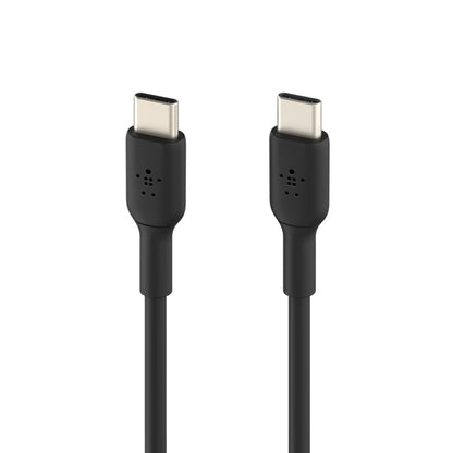 Belkin BoostCharge USB-C to USB-C Cable (1M) - Black (CAB003bt1MBK), 3A/60W, 480Mbps, 25K+ Bends, Samsung Galaxy, USB-IF Certified,2 Years Warranty