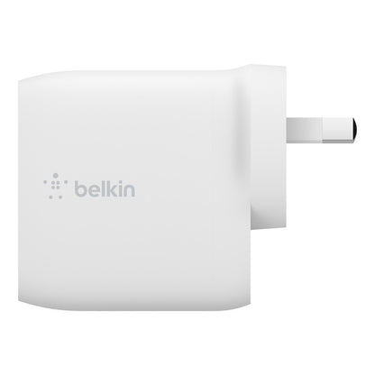 Belkin BoostCharge Dual USB-A Wall Charger 24W - White (WCB002auWH), 2xUSB-A (12